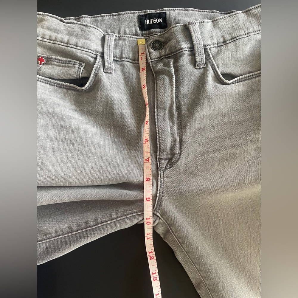 - 🩷HOST PICK!🩷 Hudson Blair straight ankle kick flair jeans. Unfinished he… - Picture 9 of 10